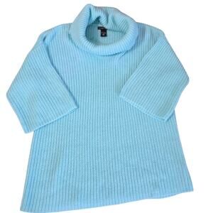 New York & Company Cowl neck half sleeve sweater woman's size M